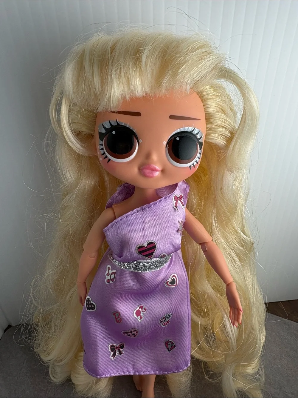 L.O.L. Surprise OMG Fly Gurl Fashion Doll Long Blonde Hair Brown Eyes Dress